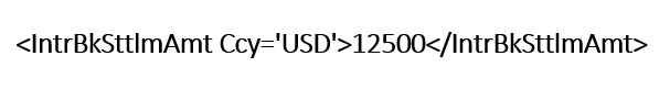 ISO 20022 - сумма и валюта сделки