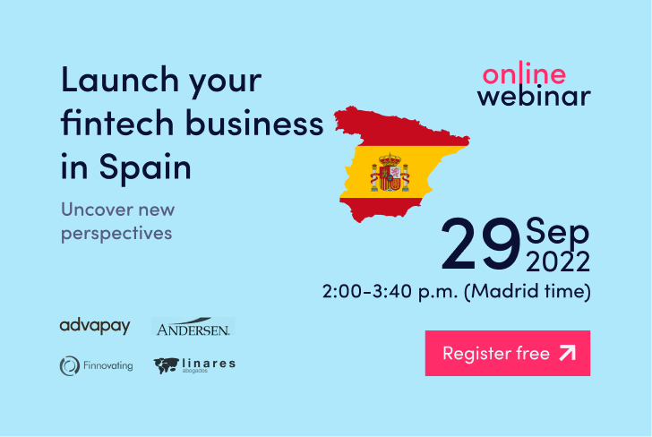 Launch your fintech business in Spain - online webinar - popup