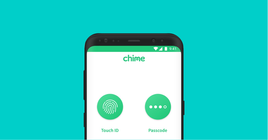 Мобильные банковские и финтех-приложения: Chime Touch ID - платежи с отпечатком пальца
