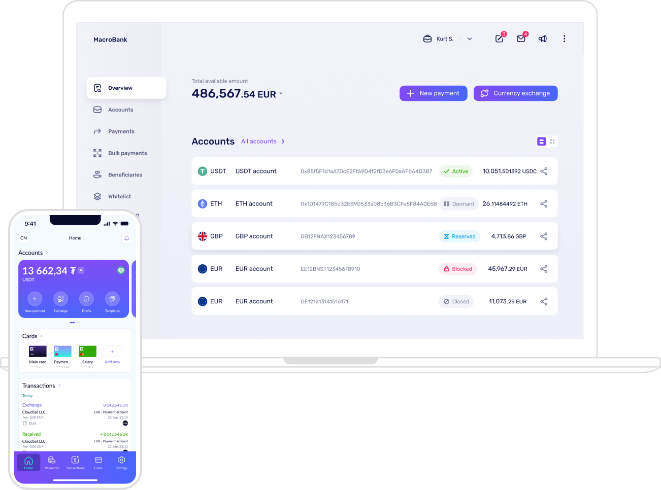 White-label
Crypto & Fiat Wallet Solution by Advapay